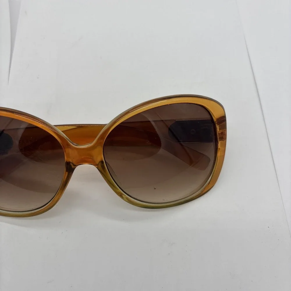Women's Vintage Franco Sarto  Sunglasses Cats Eye Large Amber Colored